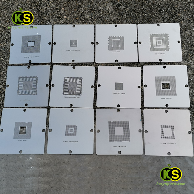 PS4 PS3 BGA CXD90044GG CXR714120 Reballing Stencil Template Playstation GPU CPU