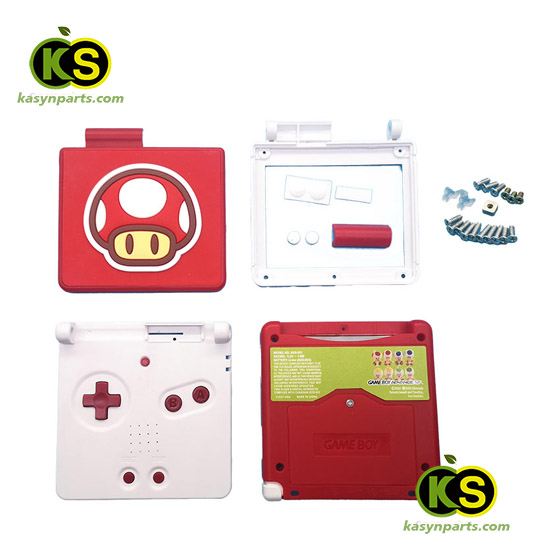 Edition Pokeball mario mushroom Pikachu Housing Shell Kit for Game Boy Advance SP Replacement Shell - Image 2