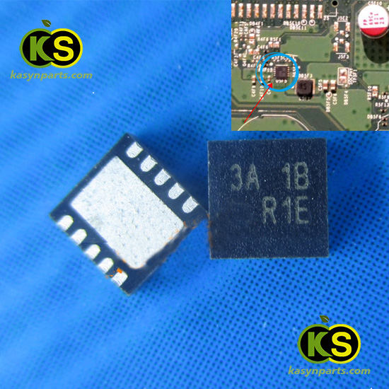 Xbox one slim motherboard U5F5 Silkscreen A3 QFN10 Step Down Converter
