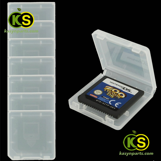 Clear Game Card Storage Case Cartridge Box For Nintendo NDS NDSL 3DS 3DSXL
