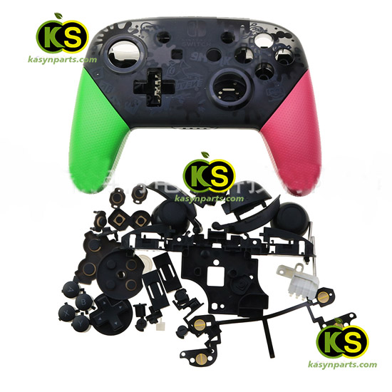 Custom nintendo switch pro Splatoon  controller shell button replacement