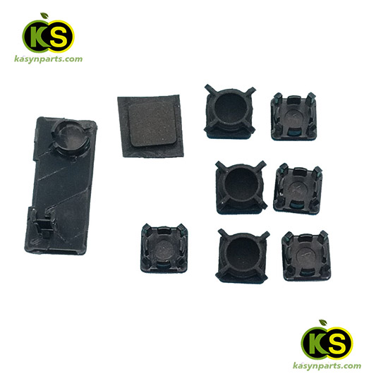 PS3 Slim Console Rubber Feet Plastic Button Screw Cap Cover Set - Image 2