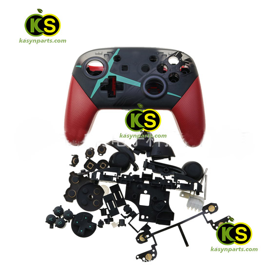 Custom nintendo switch pro Xenoblade controller shell button replacement