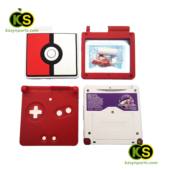 Edition Pokeball mario mushroom Pikachu Housing Shell Kit for Game Boy Advance SP Replacement Shell - Image 5