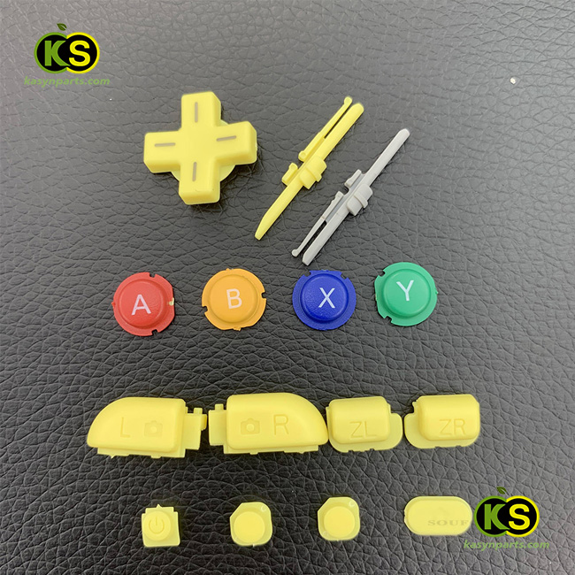 Nintendo New 3DS XL LL(2015) ABXY R L ZR ZL custom colored button set replacement - Image 6