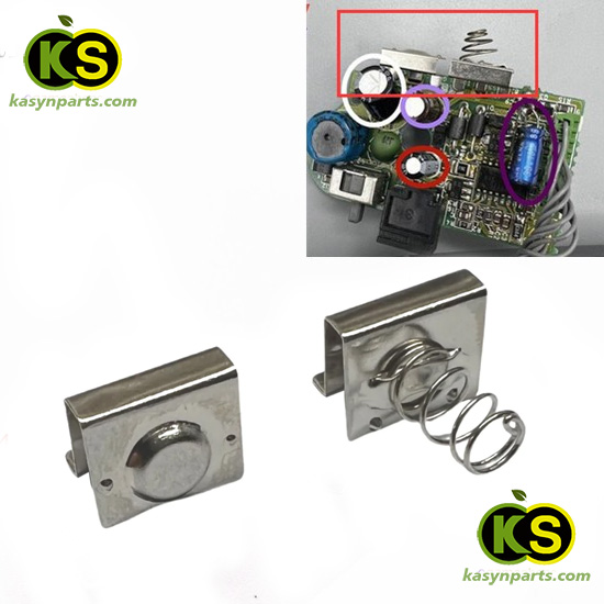 Power board battery terminal spring contacts set for Sega Game Gear
