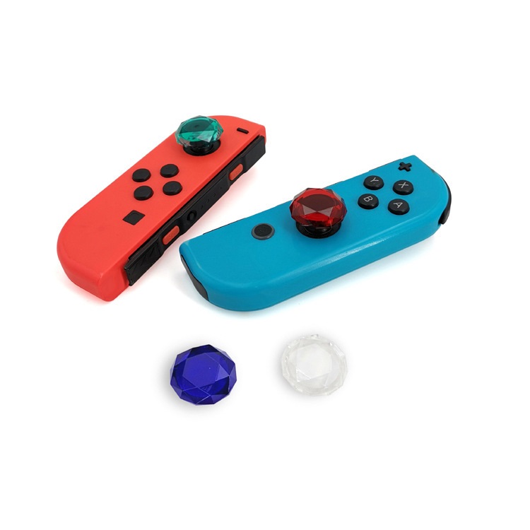 nintendo switch lite 3D Diamond Transparent Gamepad Rocker Cap Cover - Image 7