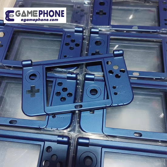OEM new 3DS XL 2015 Metallic Blue cover case Replacement Shell - Image 2