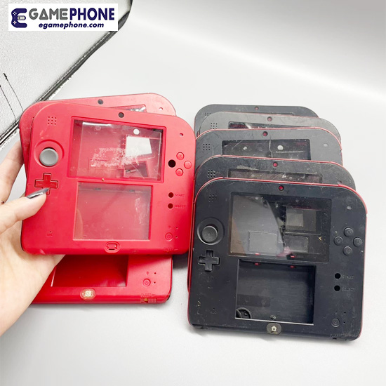 OEM Nintendo 2DS Shell Housing swap L R ABXY Buttons Blue Red Replacement Parts Kit - Image 2