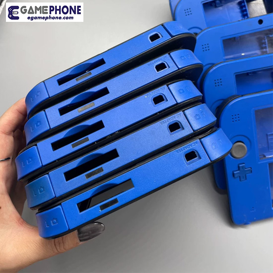 OEM Nintendo 2DS Shell Housing swap L R ABXY Buttons Blue Red Replacement Parts Kit - Image 3