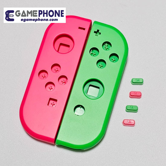 Fluo Vert Rose pour Neuf Joy-Con OEM replacement Shell Case for Nintendo Switch nintendo switch Oled custom housing - Image 2