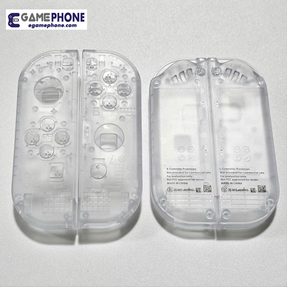 OEM Nintendo Switch Joy-Con Crystal White Clear Shell Replacement