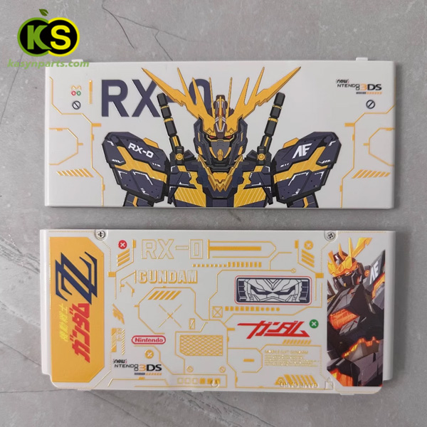 Gundam RX-78-2 Themed Limited Faceplate Replacement Front & Back Plates Cover for New Nintendo 3DS - Image 4