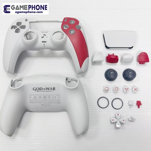 PS5 DualSense Controller BDM 030/040/050 God of War Anniversary Limited Edition Shell Buttons Case Replacement